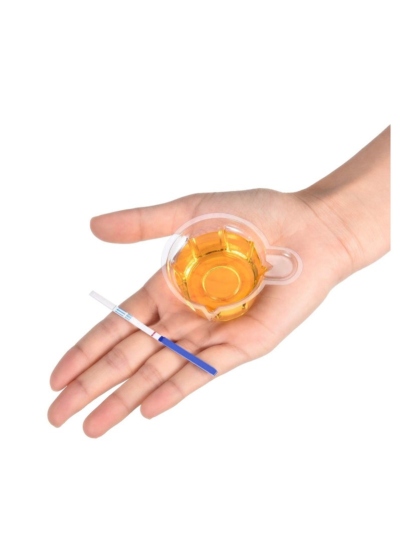 SYOSI - Urine Cups Plastic Urine Collection Cups Disposable Urine Specimen Cups for Pregnancy Test, Pregnancy Ovulation Testing Container Test Collection Cup 40 ML (50 Pieces) - Image 1