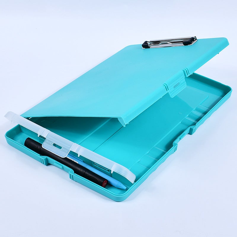 Multi-Functional Folder With Pen Slot Writing Pad Large Capacity Test Paper Data Storage Box Office Learning File Box - Image 1