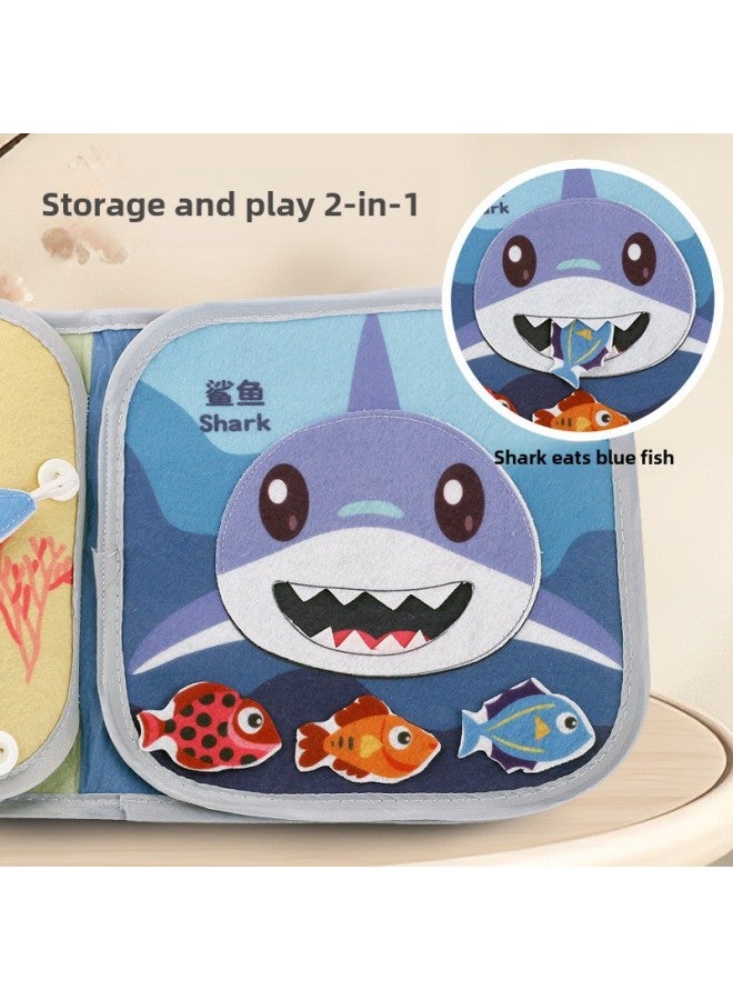 Baby Cloth Book Baby Early Education Development Brain Tear Cloth Book Children Ring Paper Three-dimensional Cloth Book Cognitive Toys-Color:Dabu Book  Opp Bag  - Image 5