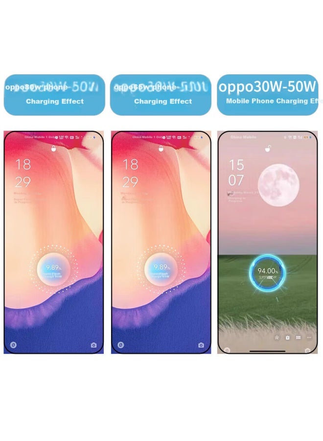 Ten Flashes Tenflash 80W Super Fast Charging Cable For Oppo Find X8/X5/X6/K12 X/Reno 8/9 Pro/7/Ace 2/K9/K10 Realme Data Cable - Image 1