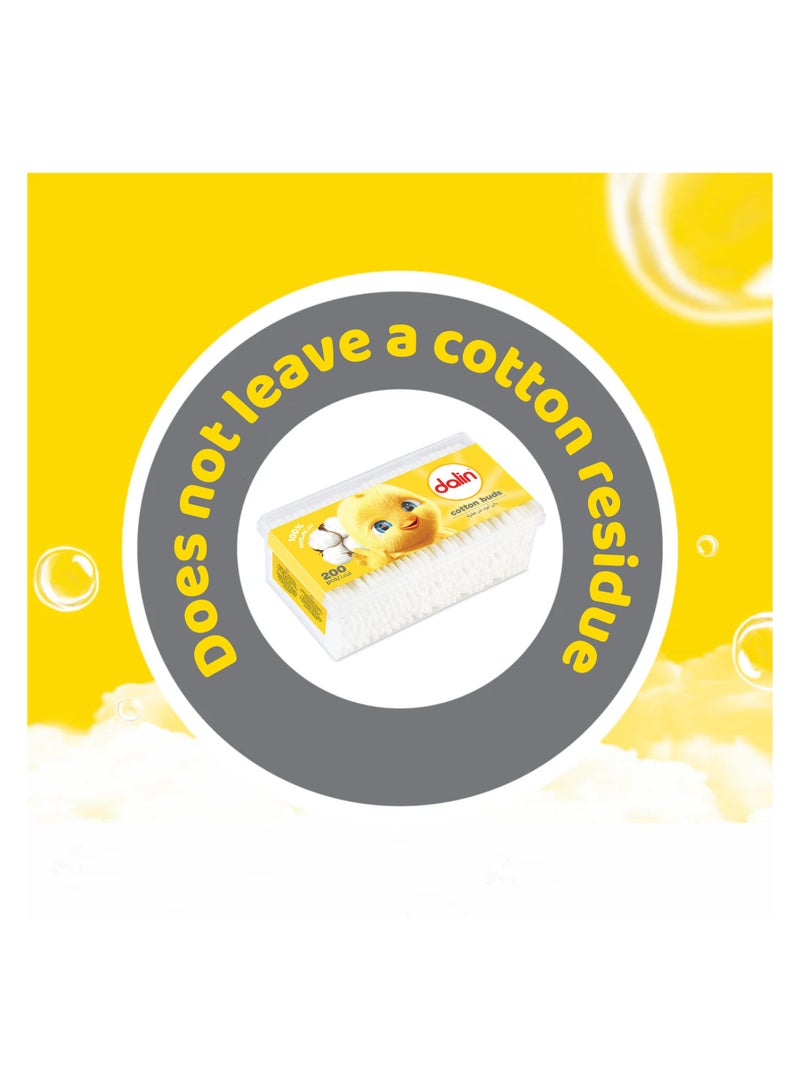 Dalin Cotton Buds 200 pcs - Image 3