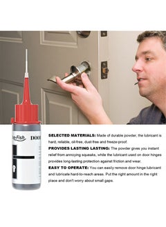 JUE-FISH Door Lock Lubricant Spray ，Door Hinge Grease，Lock Grease Liquid Graphite，Long-Lasting Lubricating Oil for Locks，Hinges & Sliding Doors（60ml）  - Image 4