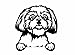 MAKTEM Cute Shih Tzu Car Decal Peekaboo Graphic Decal Window Cling Pup on Board Car Sticker Peeking Dog Car Sticker Window Decals Anime Cute Vinyl Decor Shih Tzu - Image 2