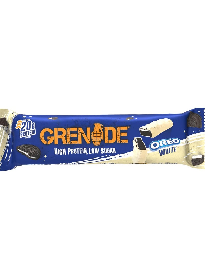 Grenade Hi Protein Bar Oreo White Flavor 60g - Image 1