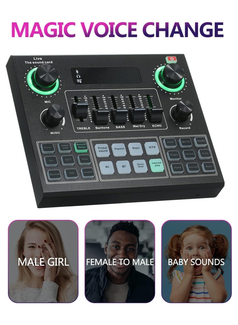 مازج صوت V9 للأصوات المباشرة I6970-A أسود - Image 3