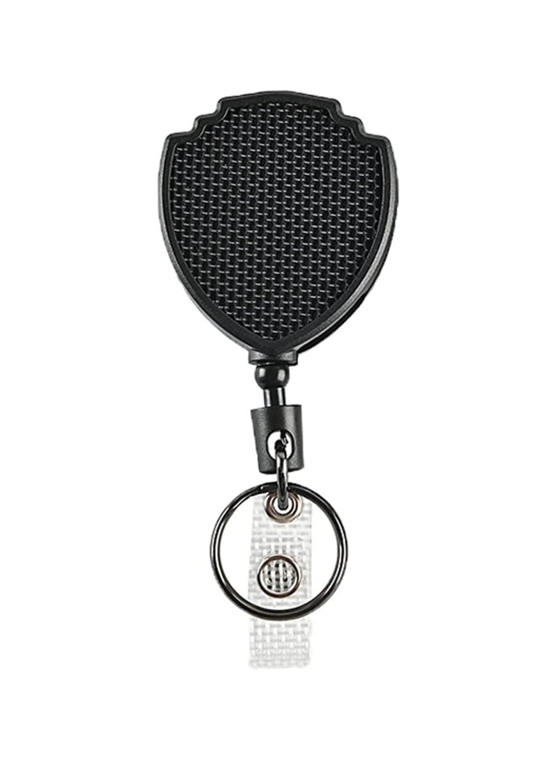 GGOOT Retractable Keychain Heavy Duty ID-Card Badge Holder Extendable Students Nurse Badge Clip with Carabiner Clip Keyring Retractable Keychain Heavy Duty Metal String for Women with Clip Hook telescoping - Image 1
