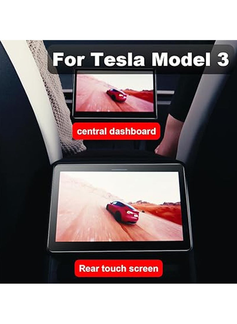 Screen Protector Compatible with Tesla Model 3 2024 2025 Film Tempered Glass 15.4 Touch Screen + 8 Rear Touch Screen, Installation Kit Included, 9H Hardness HD Anti-Scratch - Image 4