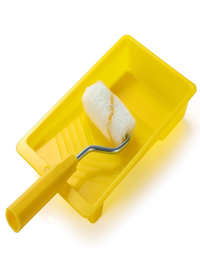 NANJA 2-inch Paint Roller- Mini Plastic Paint Tray Set, Mini Roller Frame, Microfiber Roller Covers, Touch Up Trim Kit with Tray - Image 4