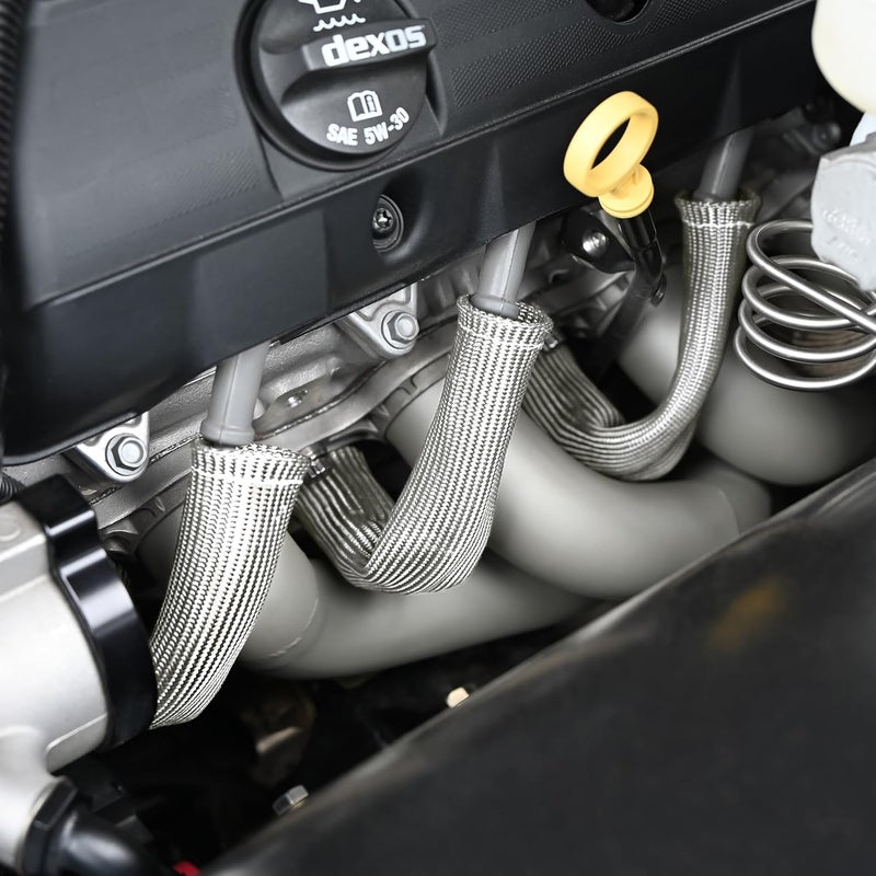 Design Engineering Protect-A-Boots Spark Plug Boot Protector Sleeves, 6" - Silver (Pack of 2) - Image 3