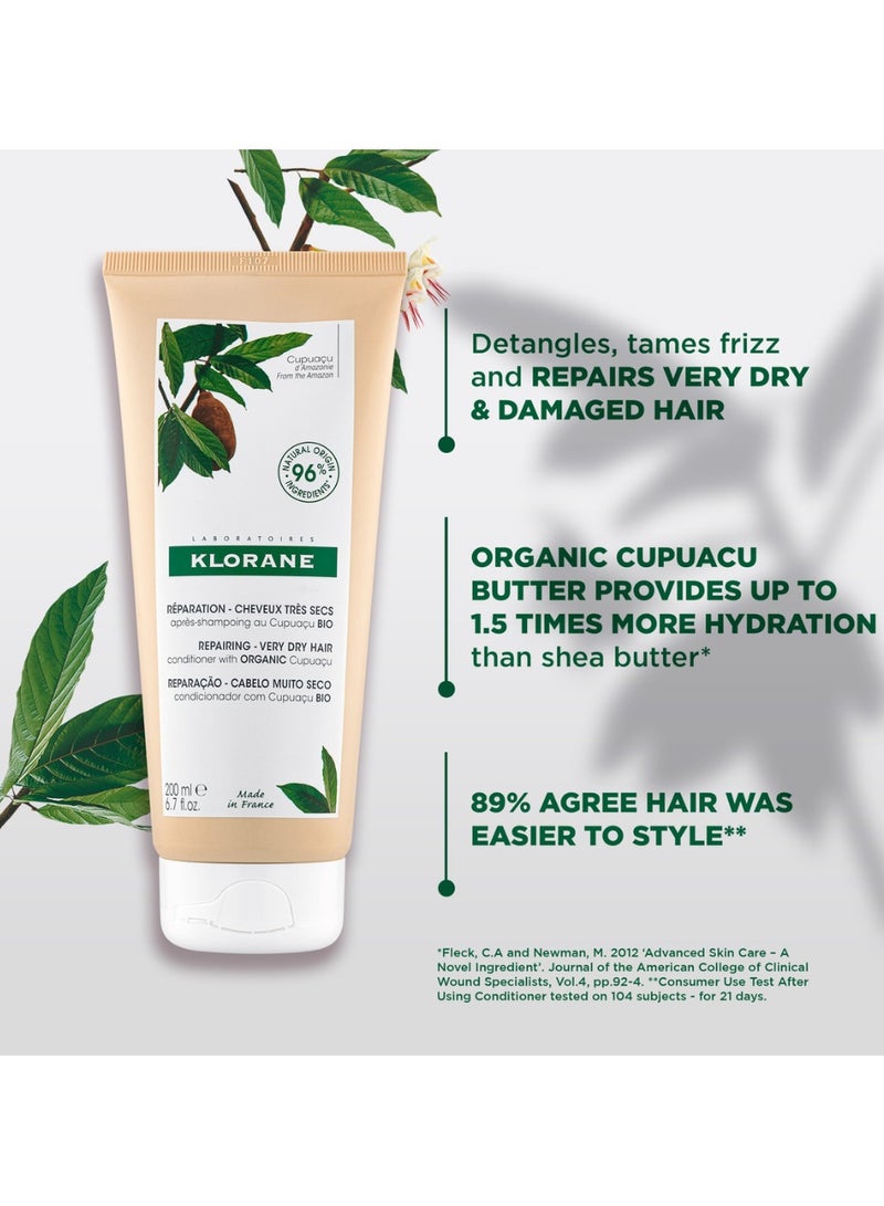 Klorane Conditioner Cupuaçu Butter Bio Nourising and Repairing 200ml - Image 3