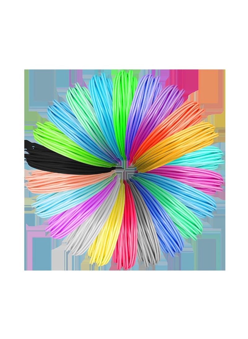 MissTiara - 20 High Precision 3D Printing Pen Filament Refills Multicolor - Image 1