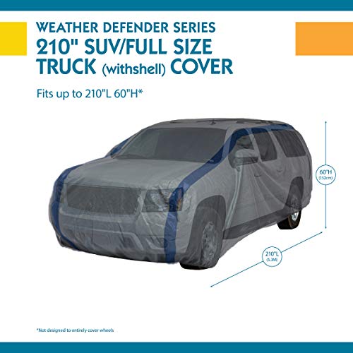 Duck Covers Weather Defender SUV/Truck Cover, Fits SUVs or Trucks with Shell or Bed Cap up to 17 ft. 6 in. L - Image 3