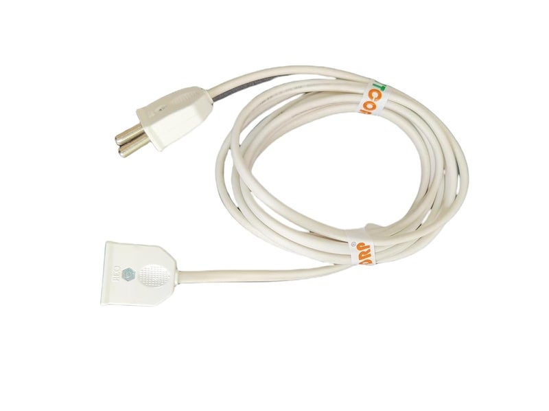 BITCORP BITCORP 2Pin Flexible MaleFemale Socket with Wire Round Wire Extension Cord for Multipurpose UseFestive DecorationsDiwaliChristmasetc White 3 Meter  - Image 2