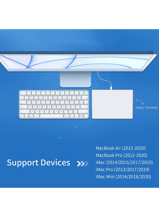 BOSTO - Wired USB Touchpad Trackpad for Desktop Computer Laptop PC User Compatible with IOS System - Image 1