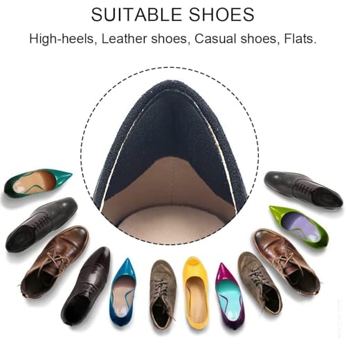 Lyrovo 12pcs Heel Grips for Men and Women, Self-Adhesive Shoe Bite Protector Insoles Foot Care Slipping, Rubbing, Blisters, Foot Pain, and Improve Shoe Fit - Image 4