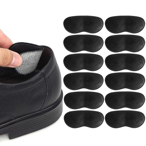 Lyrovo 12pcs Heel Grips for Men and Women, Self-Adhesive Shoe Bite Protector Insoles Foot Care Slipping, Rubbing, Blisters, Foot Pain, and Improve Shoe Fit - Image 1