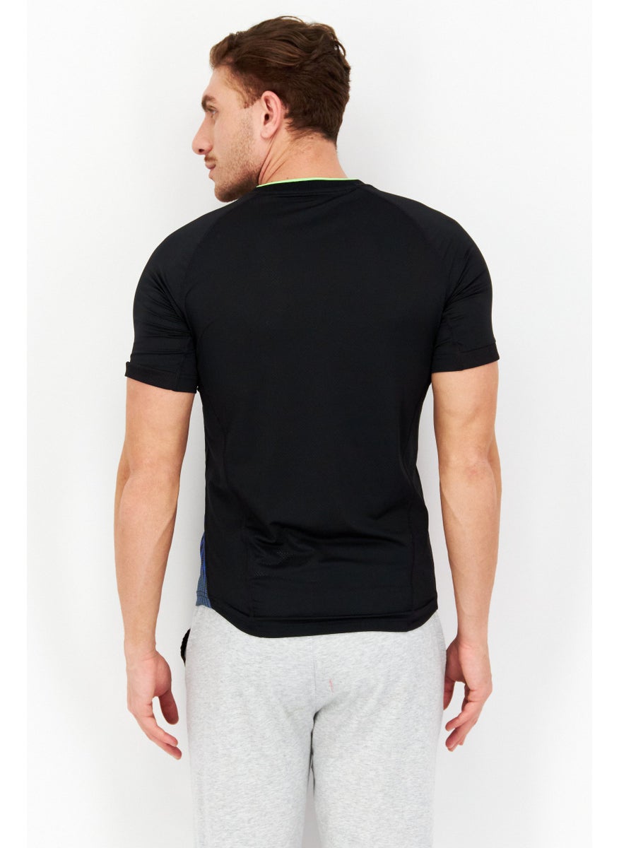 Asics - Men Sportswear Fit Brand Logo Training Jersey T-Shirt, Black - Image 1