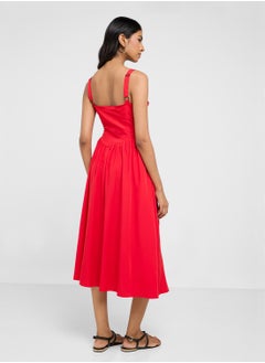 Ginger Corset Bodice Midi Sundress  - Image 2
