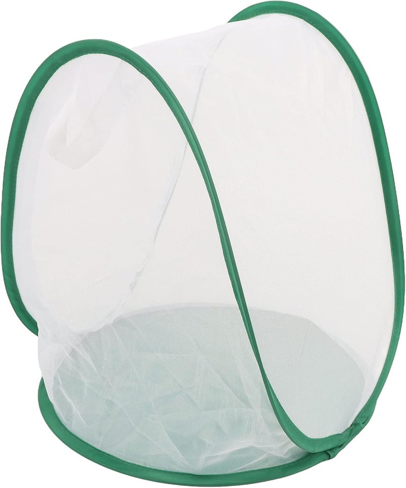 Sorandy Large Green Gogga Mesh Cage, Fine Breathable Enclosure Foldable Polyester Mesh with Zip and Carrying Handles for Butterflies Gogga Observation Feeding - Image 1