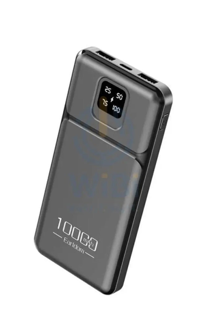 أيرلدوم باور بانك سلكي من إيرلدوم، 10000 مللي أمبير/ساعة، منفذين، أسود - PB64 - Image 1