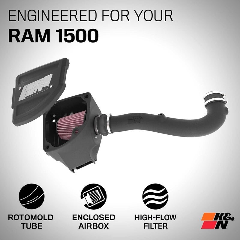 K&N Cold Air Intake Kit for RAM 1500 (2020-2023) - Image 2