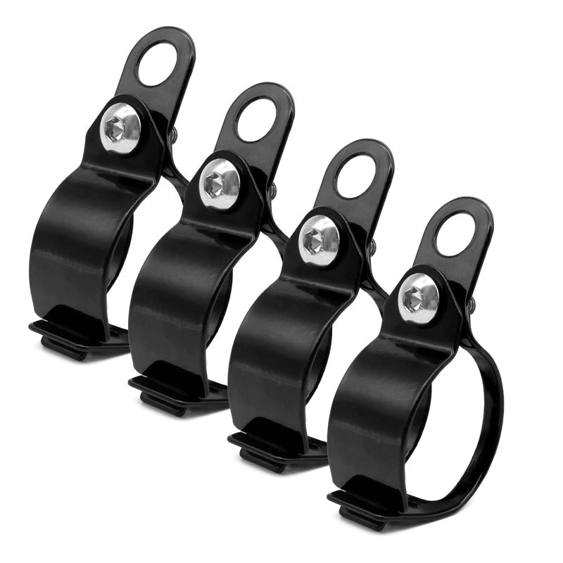 2 Pairs Aluminium Alloy Motorcycle Fork Indicator Brackets Universal Motorcycle Turn Signal Light Indicator Blinker Mount Bracket 3043mm Metal Fork Relocation Clamps Brackets