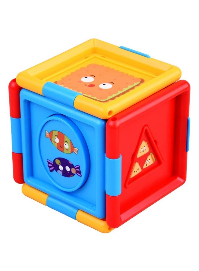 كيديتوس مكعب المنطق كيديتو للأطفال، لعبة فرز الأشكال للأطفال بعمر 24 شهرًا فما فوق، لعبة تعليمية للأنشطة للأطفال للأولاد والبنات (متعددة الألوان) - Image 1