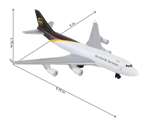 Daron Toy Airplane – UPS – Die-Cast Metal Model Airplane Toy with Plastic Parts for Kids Ages 3+ - Image 3