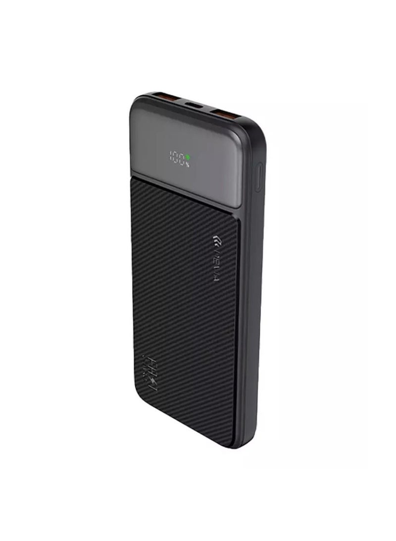 devia MP76B EP198 Smart Series Power Bank with Digital Display 10000mAh 22.5W Full Compatible - Black - Image 1