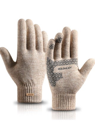 Winter Men's Warm Plush Riding Wrist Windproof High Elastic Wool Gloves - pzsku/Z7277FC862ADF4002E440Z/45/_/1670317391/fd1273b3-7588-4c7f-baf0-57329433dad7
