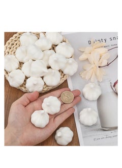 Generic 60Pcs Foam Fruit Artificial Garlic, Simulation Realistic Lifelike Models Artificial Vegetables for Party Autumn Supplies Farmhouse Restaurant Photography Props, Lightweight, Easy to Carry (White)  - Image 3