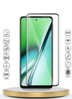 Wtech Itel RS4 4G 2024 Premium E2E Full Glue Full Cover Tempered Glass Screen Protector (MSGECN) - Clear/Black  - Image 2