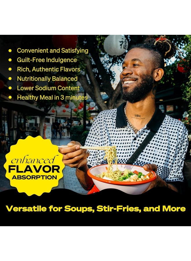 immi Spicy "Beef" Ramen, 100% Plant Based, Keto Friendly, Low Carb, High Protein, Packaged Noodle Meal Kit, Ready to Eat, 6 Pack - Image 4