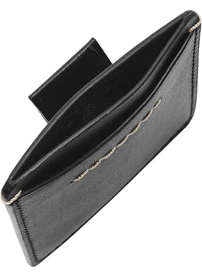 FOSSIL - Fossil Men's Leather Minimalist Card Case Front Pocket Wallet - Image 1