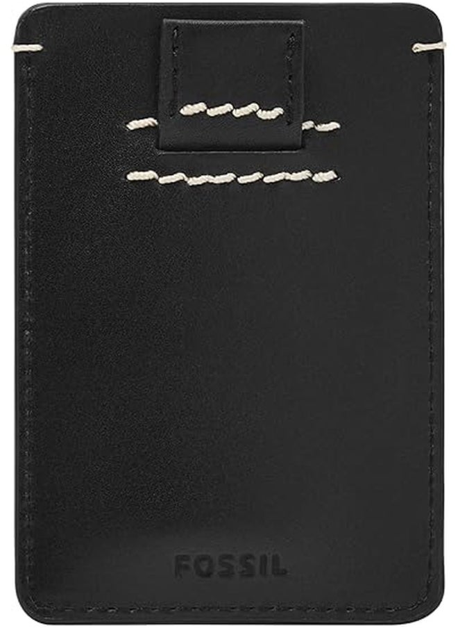 FOSSIL - Fossil Men's Leather Minimalist Card Case Front Pocket Wallet - Image 1