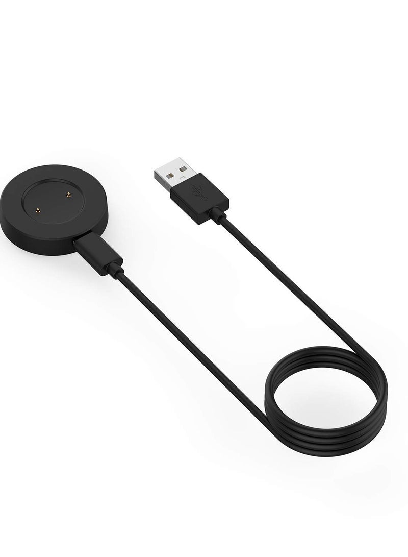 USB Charger Magnetic Fast Charging Cable Dock Compatible with Huawei Watch GT2/GT 2E/ECG For Honor Watch Magic2 GS Pro Smart Watch Accessories (Black)  - Image 1