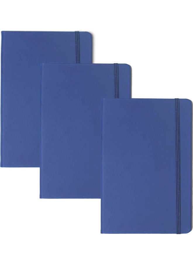 نيبمينينت دفتر لكتابة الملاحظات اليومية مقاس A6 مكون من 3 قطع. أزرق - Image 1