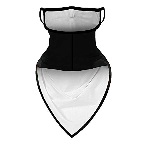 YAYOUREL Halloween Scary Mask Halloween Masks for Adults Skull Mask Skeleton Bandana Neck Gaiter Face Mask Covering Ear Loop Hole Triangle Bandanas for Men Women UV Face Scarf Cover Morning Glory - Image 5