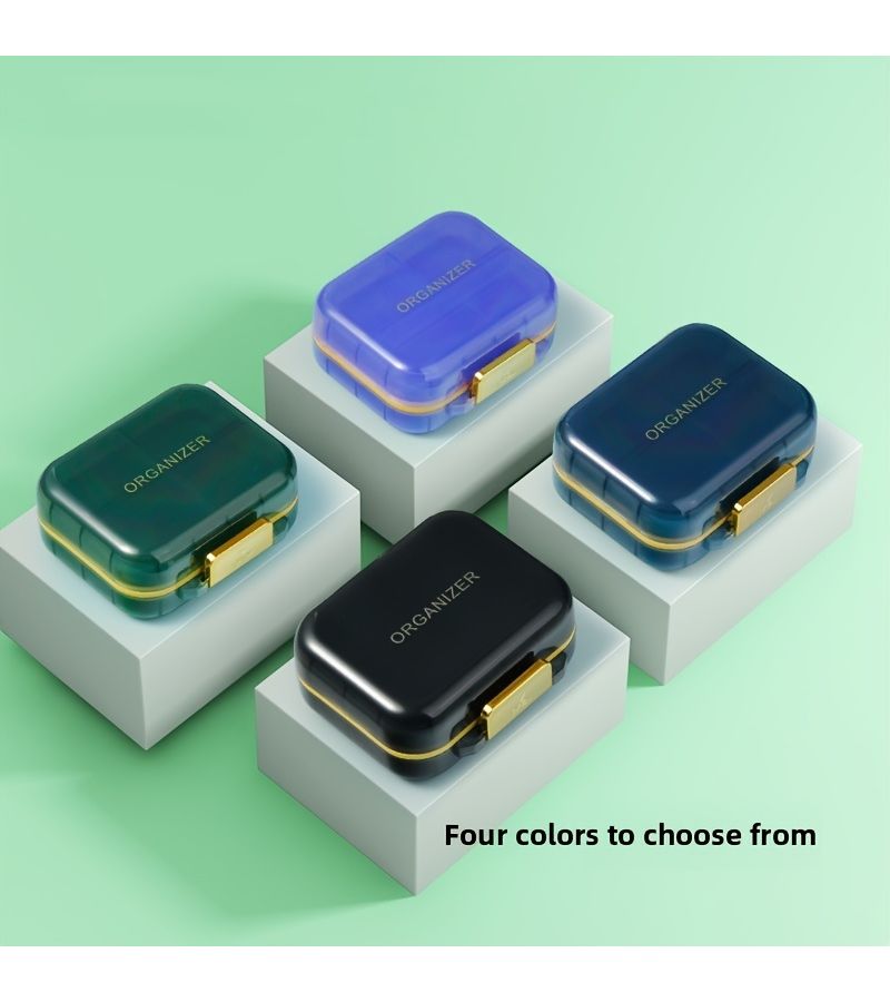 Airtight Moisture Proof Light Resistant Purple 7 Compartment Pill Box - Image 5