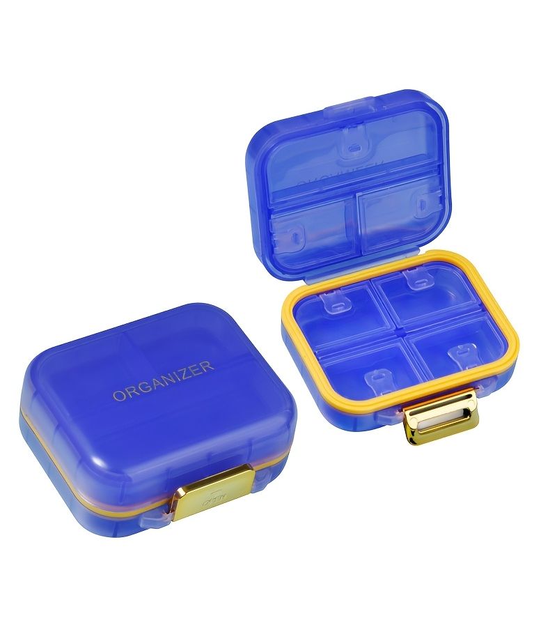 Airtight Moisture Proof Light Resistant Purple 7 Compartment Pill Box - Image 4