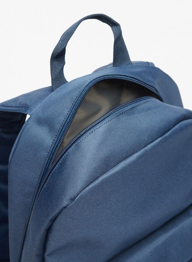 Boys Logo Print Backpack with Adjustable Shoulder Straps