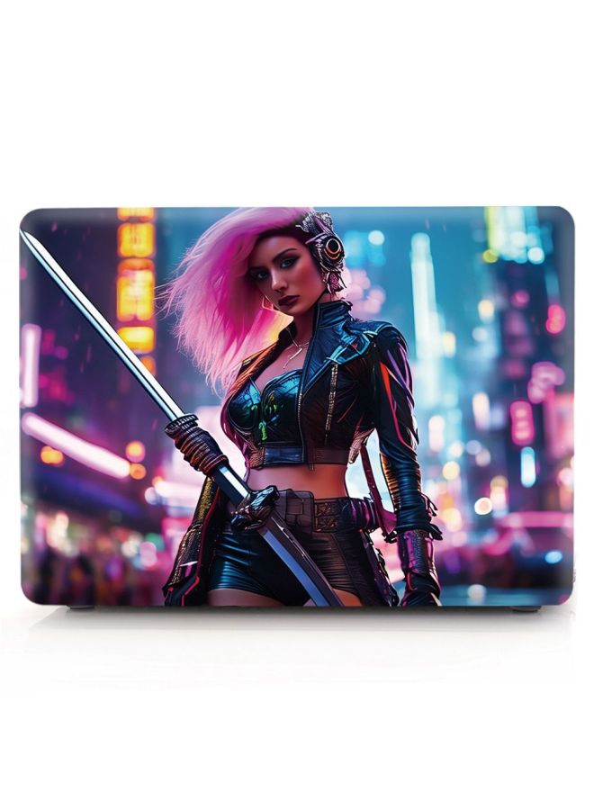 Suitable For Apple Computer Case Macbook Painted Cyberpunk Series Case Notebook Case-Color:KZ760-Applicable Model:A1932/2179 - Image 5
