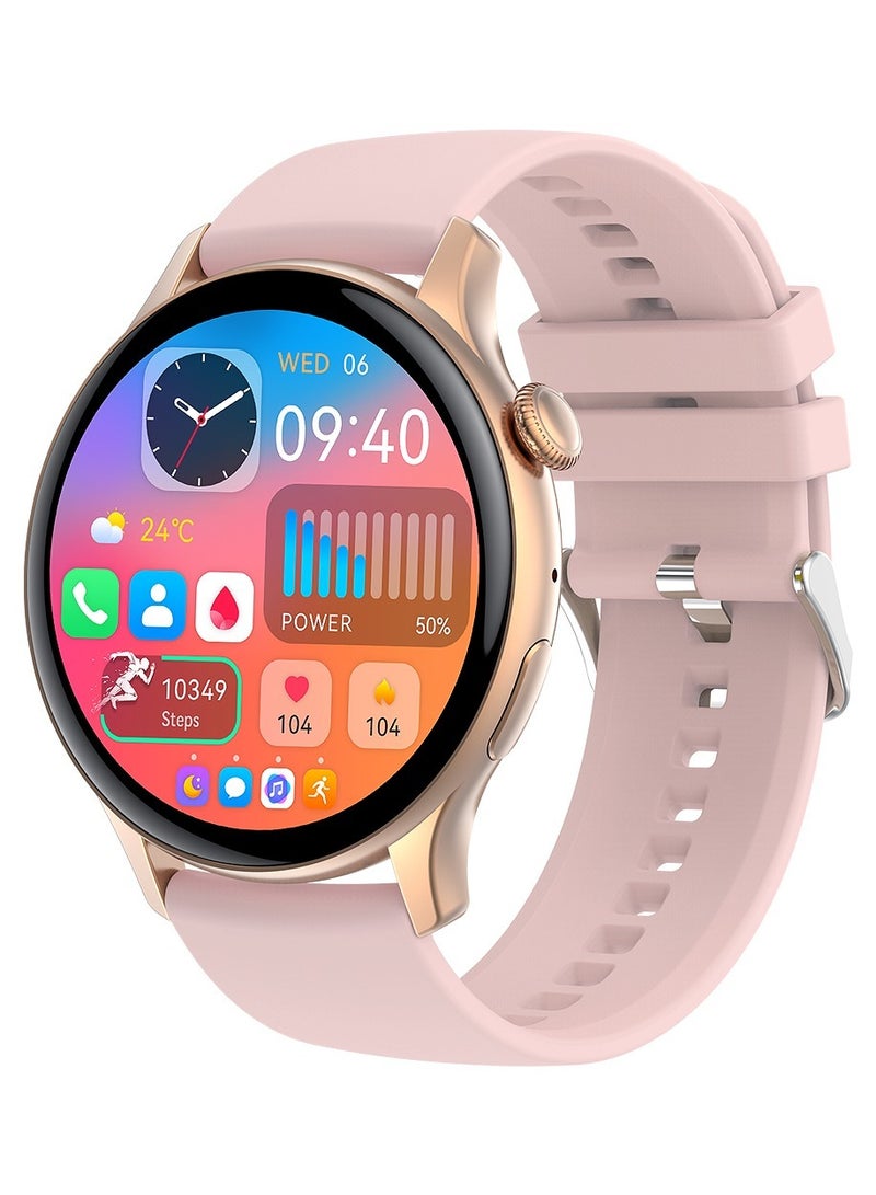 سمارت واتش ساعة ذكية HK85 ذات جسم نحيف بشاشة ملونة عالية الدقة AMOLED بحجم 1.43 بوصة لمراقبة الصحة الكاملة للرجال والنساء مع استهلاك طاقة منخفض - Image 2