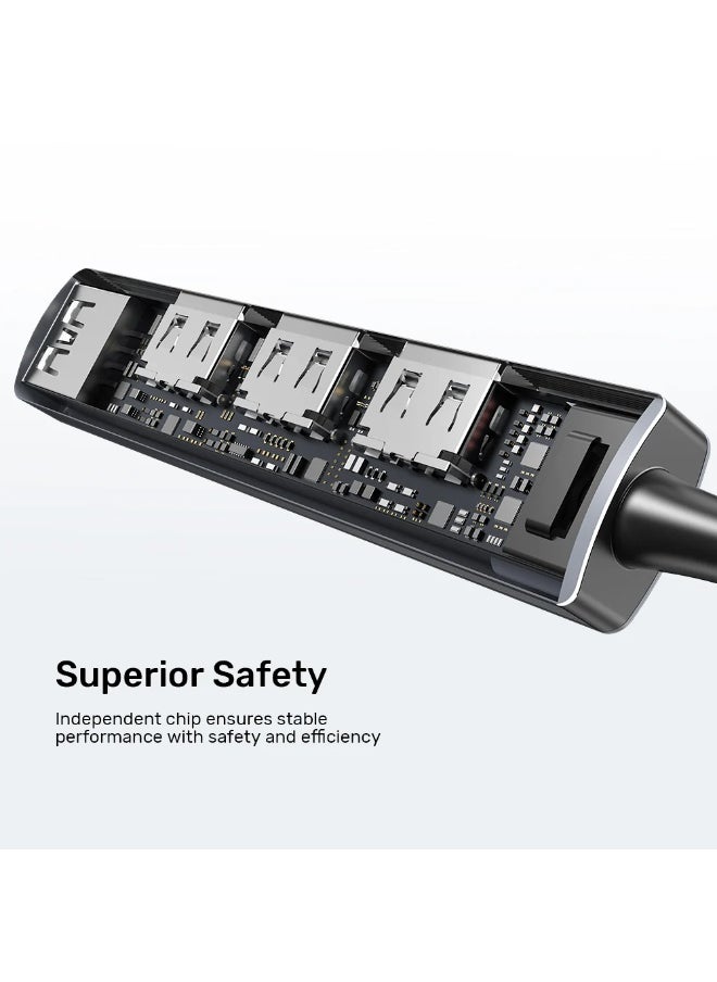 UNITEK USB-C TO 4 PORT USB-A HUB ( 3*USB2.0, 1*USB3.0) H1208B