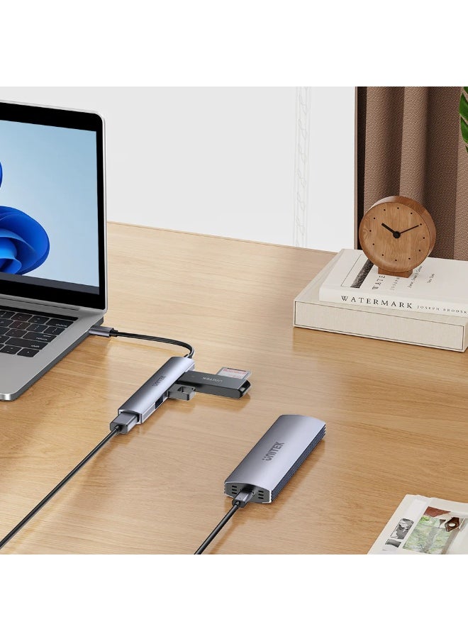 UNITEK USB-C TO 4 PORT USB-A HUB ( 3*USB2.0, 1*USB3.0) H1208B