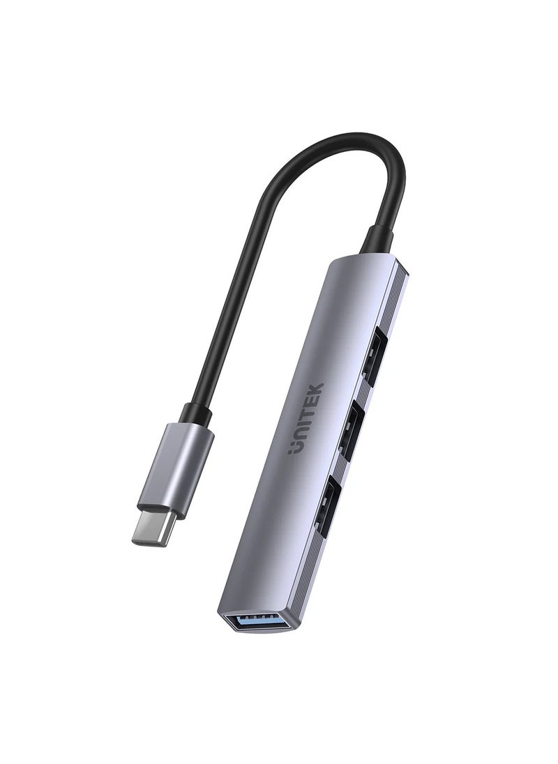 UNITEK H1208B USB-C TO 4 PORT USB-A HUB ( 3*USB2.0, 1*USB3.0)  - Image 1