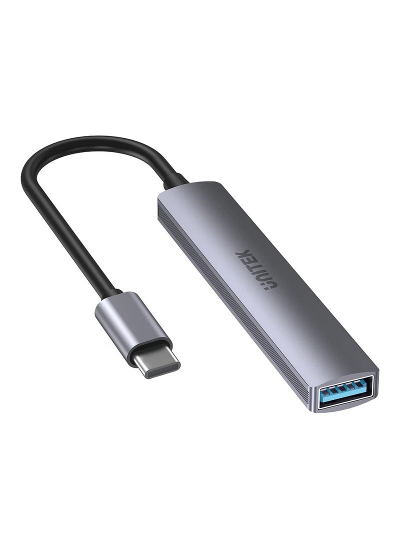 UNITEK H1208B USB-C TO 4 PORT USB-A HUB ( 3*USB2.0, 1*USB3.0)  - Image 2