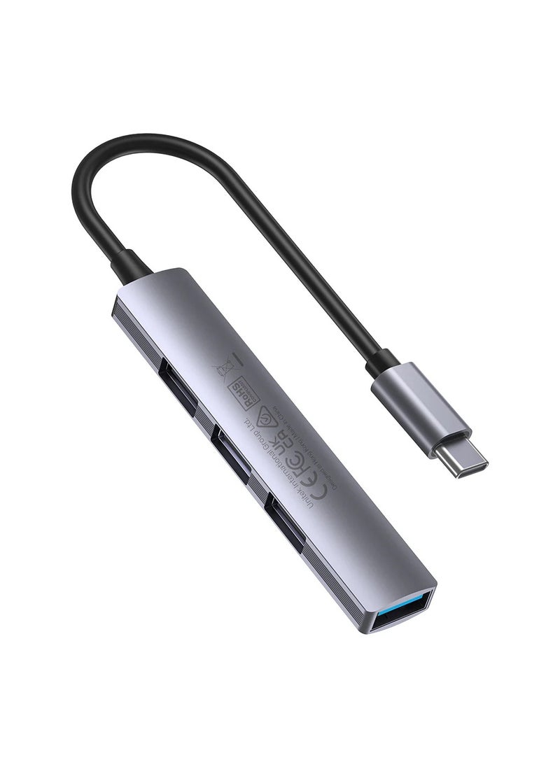 UNITEK H1208B USB-C TO 4 PORT USB-A HUB ( 3*USB2.0, 1*USB3.0)  - Image 4