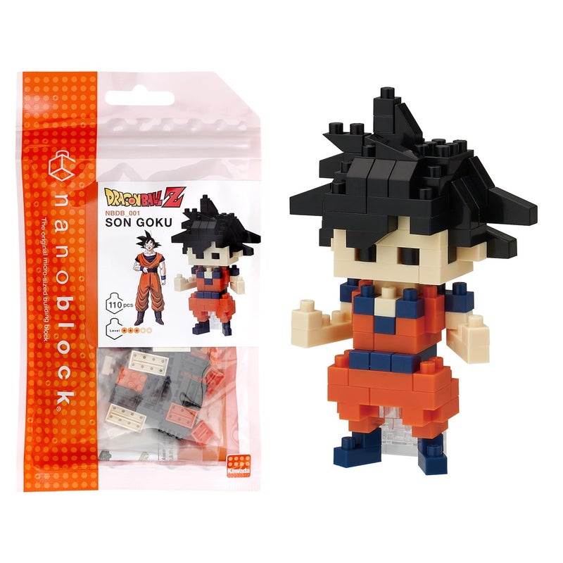 nanoblock - Dragon Ball Z - Son Goku, Character Collection Series Building Kit - Image 1