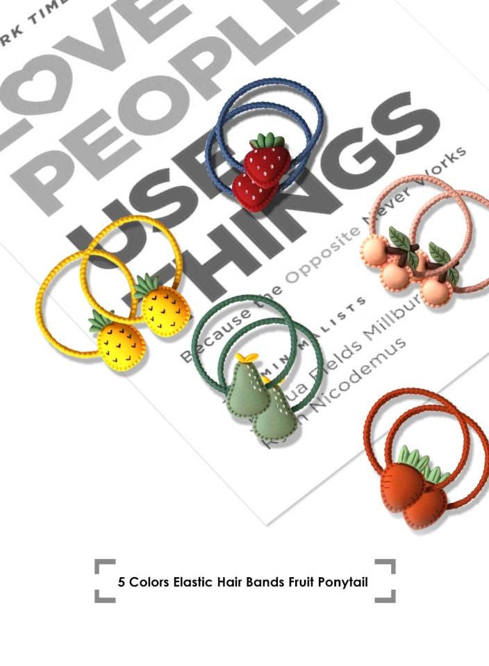 AIWANTO 10-Pieces Elastic Hair Ties, Soft Rubber Bands Hair Accessories for Girls Infants Toddlers Kids and Teens - Image 5